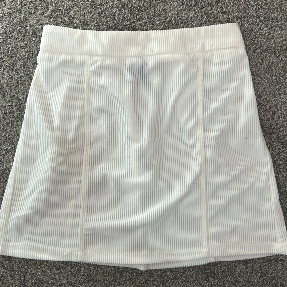 Made In China Casual Corduroy Mid-Waist Skirt 100% Polyester